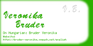 veronika bruder business card